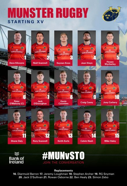 Munster Rugby v DHL Stormers Match Programme