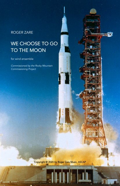 Zare - We Choose to Go to the Moon - 00 Full Score (2-27-20)