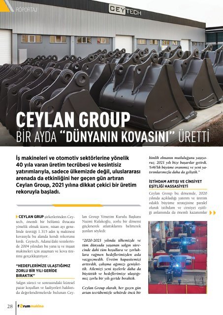 Forum Makina Dergisi Sayı: 116