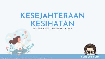 Kesejahteraan Kesihatan: Panduan Hantaran Media Sosial