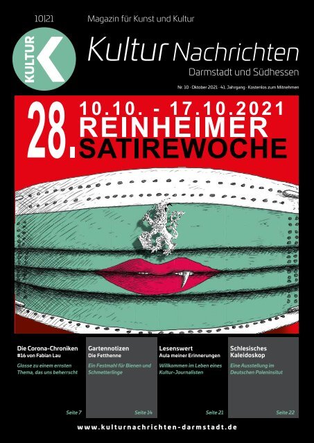  Kulturnachrichten für Darmstadt und Südhessen - 10 - 2021