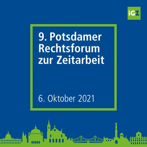 Infomappe 9. Potsdamer Rechtsforum