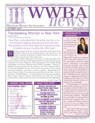 WWBA October 2021 Newsletter - M