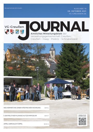 Creußen Journal - Ausgabe 08.Oktober 2021