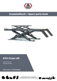 ATH-Heinl ERSATZTEILBUCH SPARE PARTS BOOK Cross Lift 35OGA