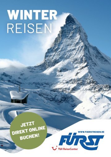 Winterkatalog | Fürst Reisen