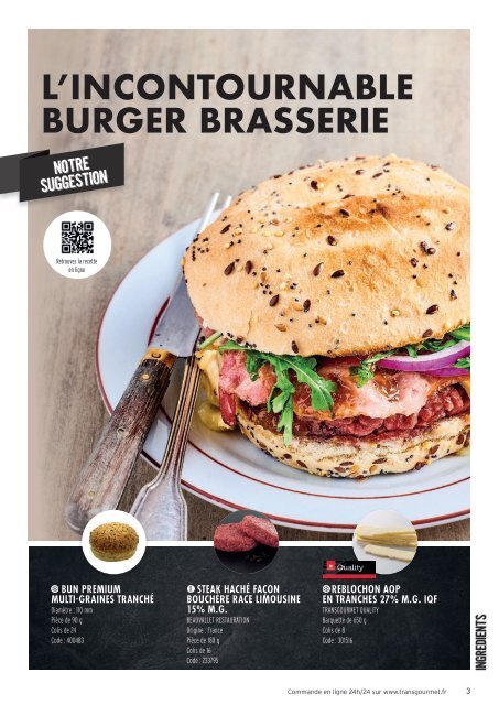 Revue de gamme Burgers