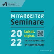 Mitarbeiter-Seminare 2022