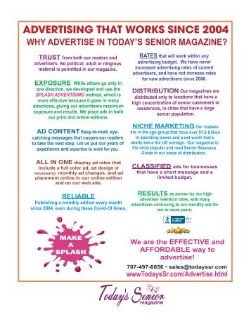 Today's Senior Magazine Media Kit