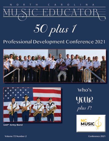 NC Music Educators Journal Conference 2021 edition