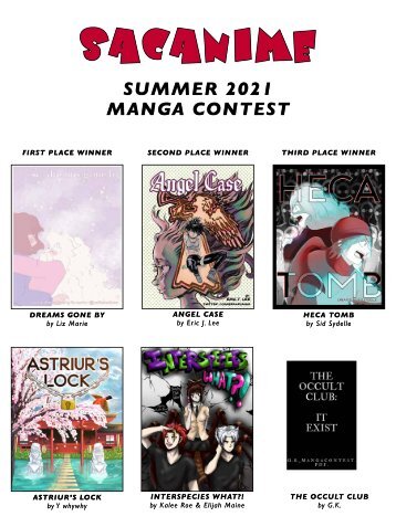 SacAnime Summer 2021 Manga Contest