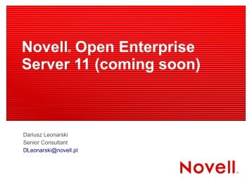 Novell Open Enterprise Server 11