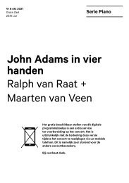2021 10 08 John Adams in vier handen - Ralph van Raat + Maarten van Veen