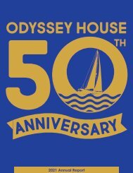 Odyssey House Annual Report 2021