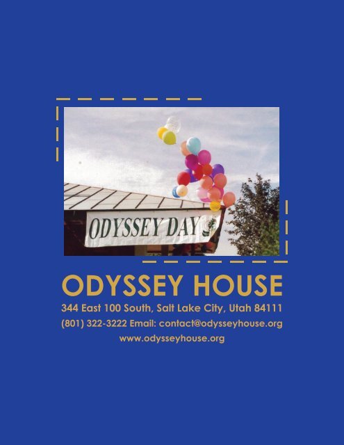 Odyssey House Annual Report 2021