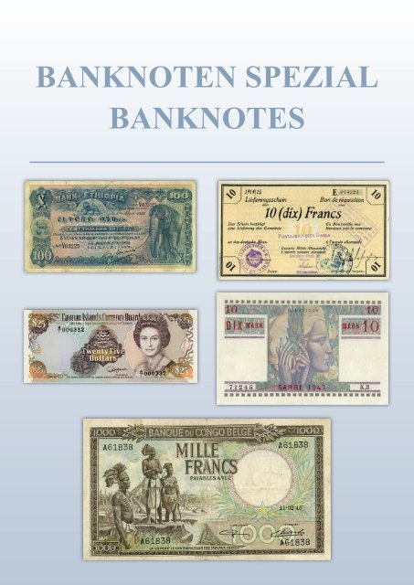 96. Auktion - Banknoten & Notgeld - Emporium Hamburg