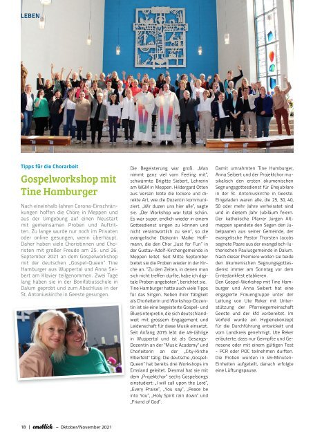 Emsblick Meppen - Heft 46 (Oktober/November 2021)