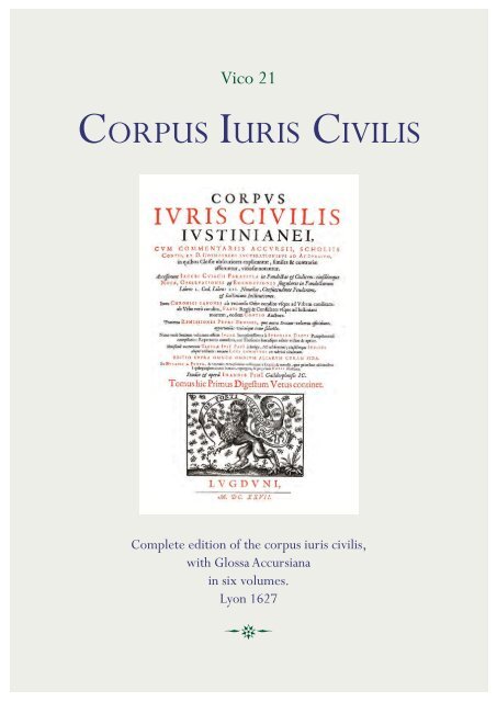 CORPUS IURIS CIVILIS