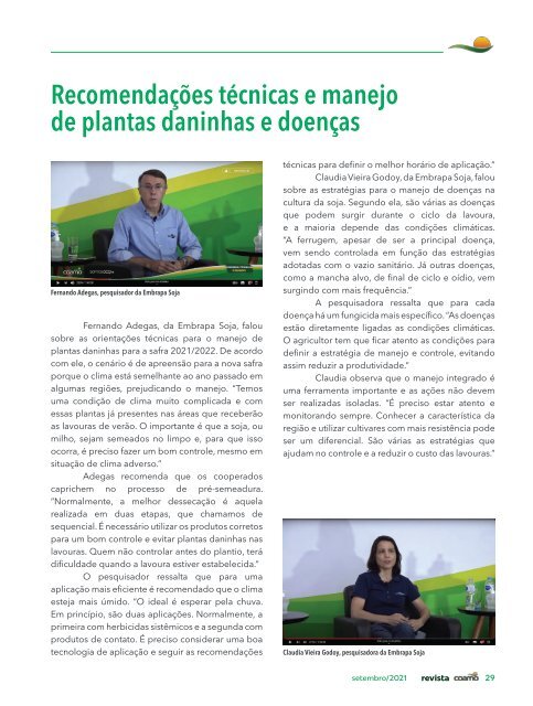 Revista Coamo edição Setembro de 2021