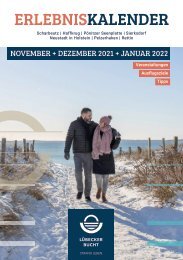Erlebniskalender Luebecker Bucht November & Dezember 2021 & Januar 2022