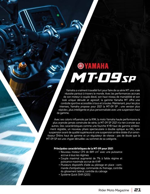 Rider Moto Magazine | Vol 5. | Octobre 2021