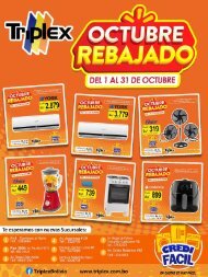 CATALOGO OCTUBRE TRIPLEX