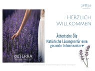 Die doTERRA - Hausapotheke Herbst 2021