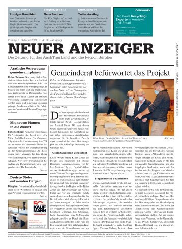 Neuer Anzeiger 8. Oktober 2021