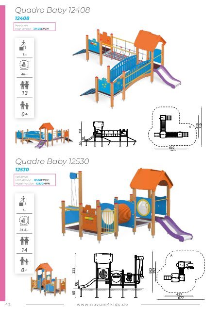 Novum Spielplatzgeräte Katalog 2021