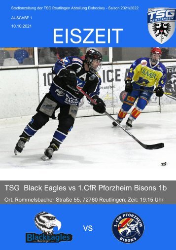 TSG Black Eagles vs. Pforzheim Bisons 1b 10 10 2021