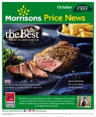 Morrisons Price News - October 2021