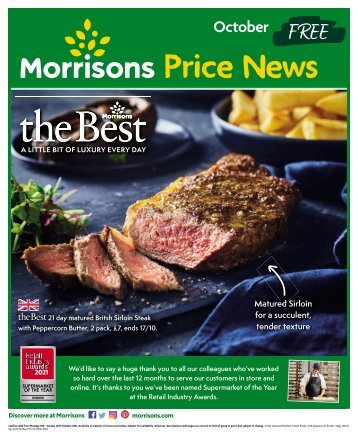 Morrisons Price News - October 2021
