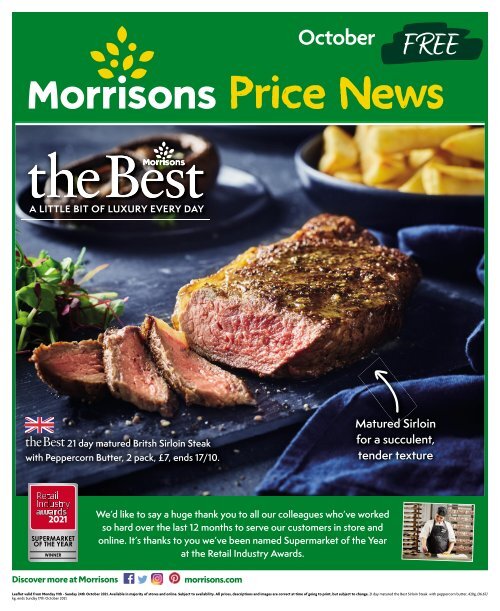 Morrisons Price News - October 2021