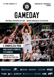 WWU Baskets Gameday #56 2020_21