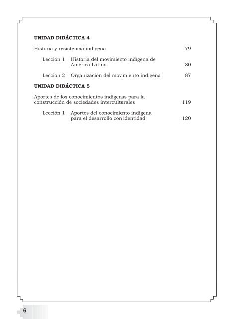 Module de Espiritualidad, Conocimientos e Historia de los Pueblos Indigenas de Abya Yala