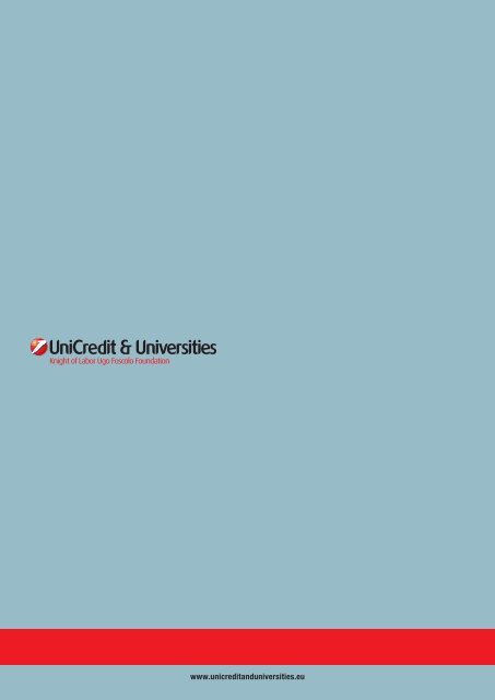 Scarica qui la Relazione di Bilancio 2011 - Unicredit and Universities