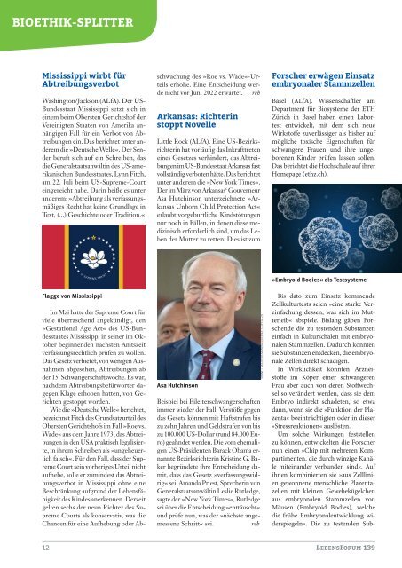 ALFA E.V. MAGAZIN - LEBENSFORUM / 139 / 03/2021