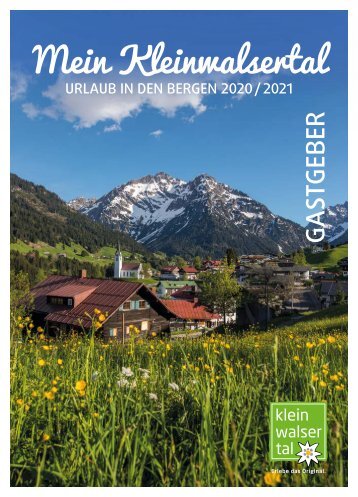 Mein Kleinwalsertal - URLAUB IN DEN BERGEN 2019/2020