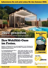 2022 genießen – Hauszeitung Hemmler GmbH Schutterwald