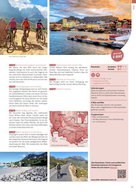 Bike Adventure Tours Katalog 2022