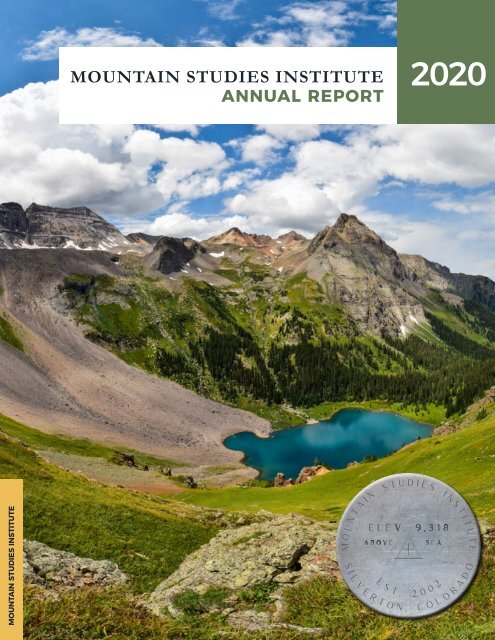 Mountain Studies Institute's 2020 Annual report