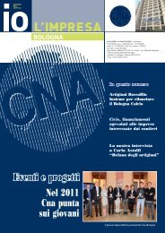 IO L'Impresa - GENNAIO 2011 - CNA Informa