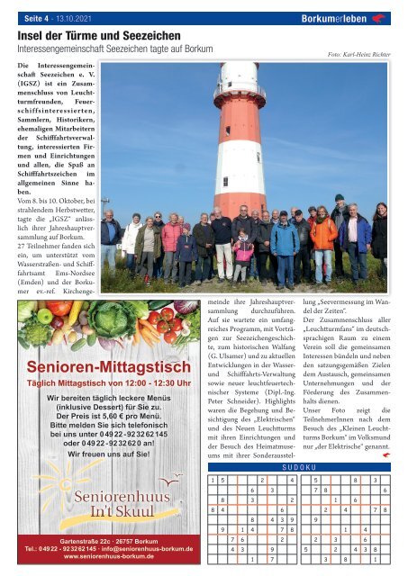 13.10.2021 / Borkumerleben - Die wöchentliche Inselzeitung