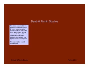 Daub & Firmin Studios