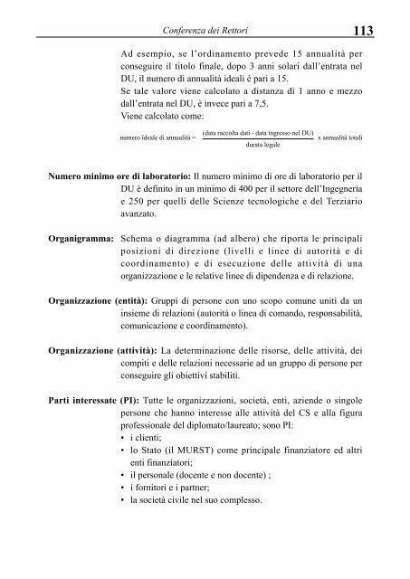 metodologia e organizzazione delle attività di valutazione - Crui