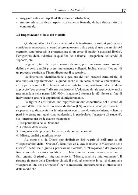 metodologia e organizzazione delle attività di valutazione - Crui