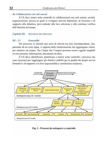 metodologia e organizzazione delle attività di valutazione - Crui