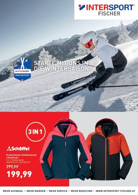 Flugblatt Intersport Fischer Winterstart