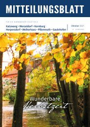 Mitteilungsblatt Nürnberg-Katzwang/Worzeldorf/Herpersdorf - Oktober 2021