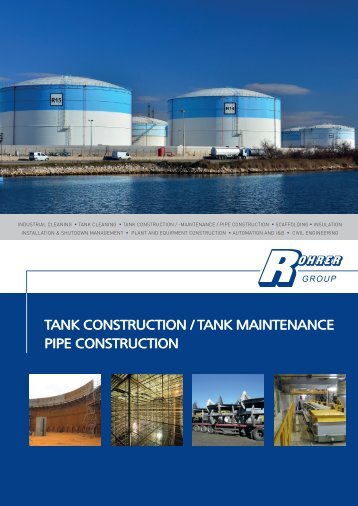 Tank construction / Tank Maintenance / Pipe Construction